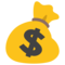 Money Bag emoji on Google